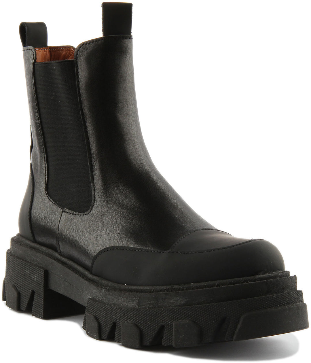 Justinreess England Shoes Meadow Chunky Chelsea Boot In Black