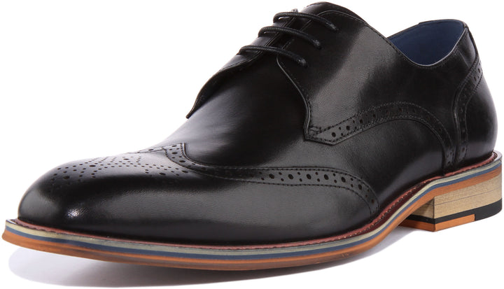 Justinreess England Shoes Zayn Lace up Brogues In Black