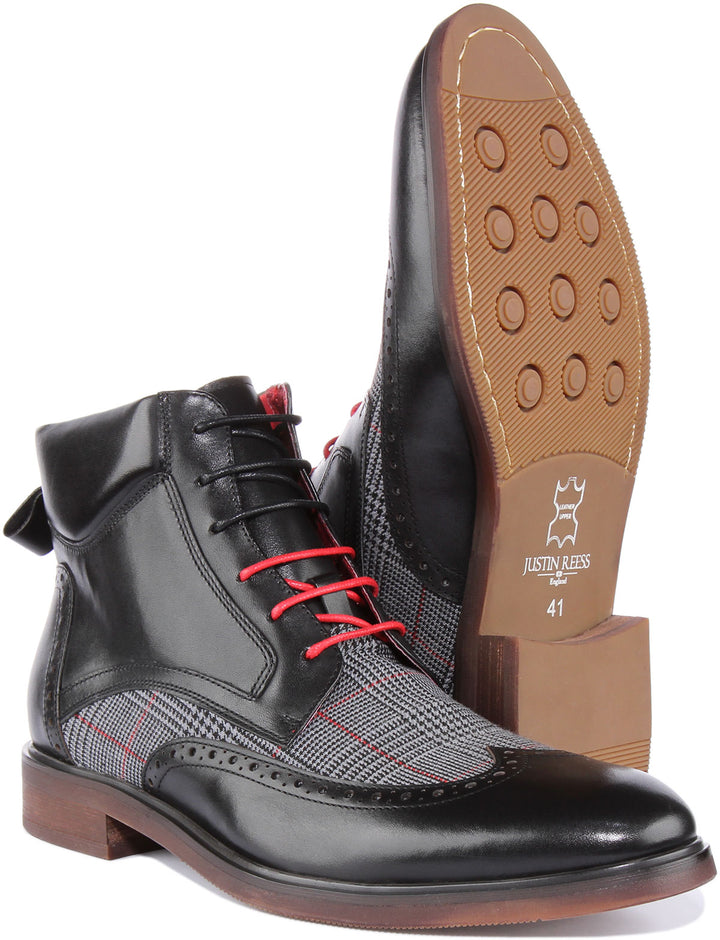 Justinreess England Ankle Boots Douglas Ankle Boots In Black