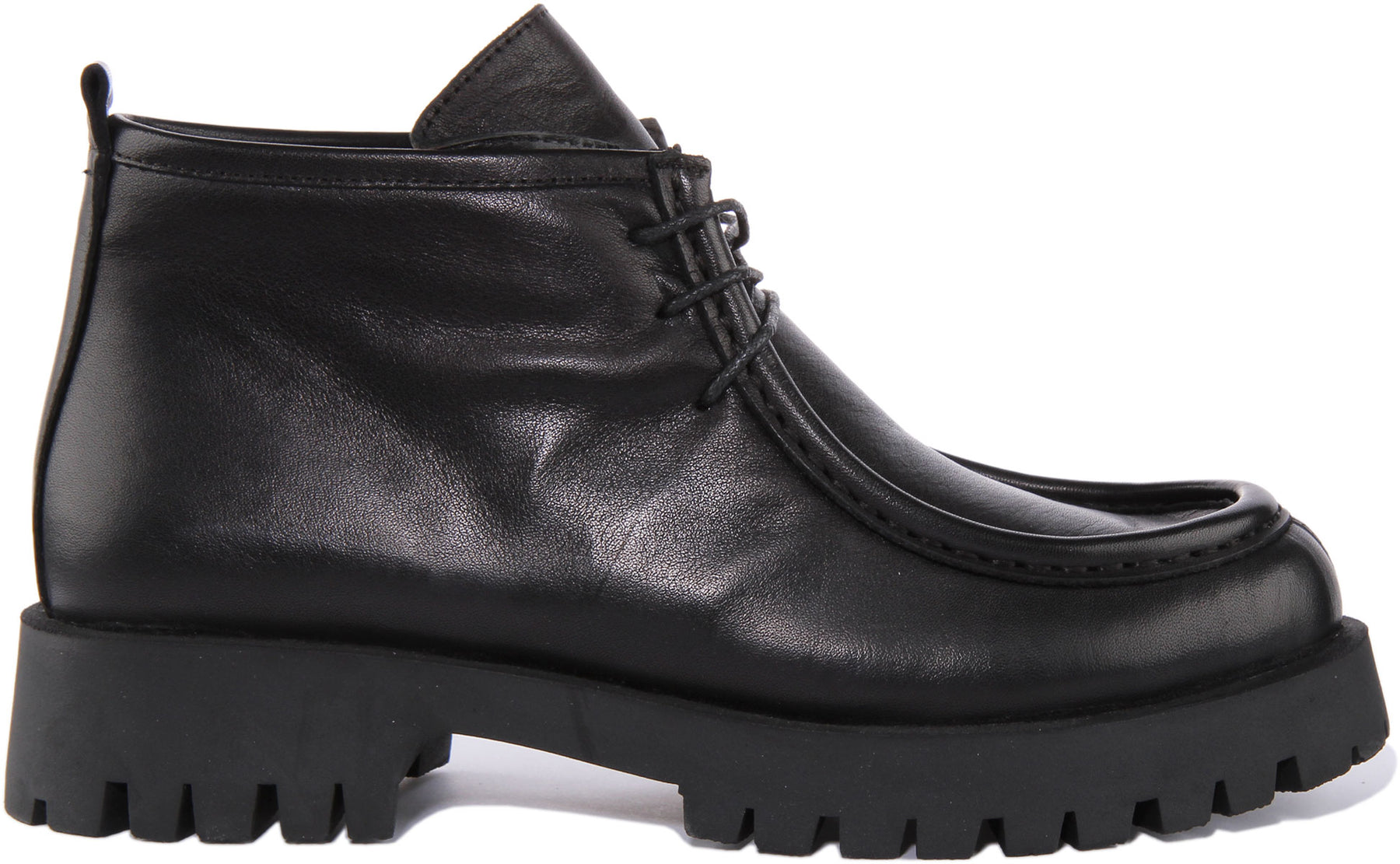 JUSTINREESS ENGLAND Judith Ankle Boots In Black | Wallabee Boot ...