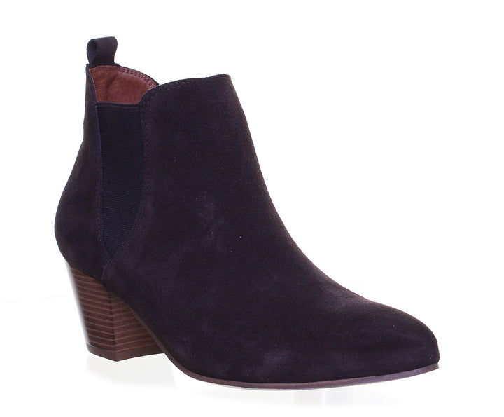 JUSTINREESS ENGLAND Womens Ankle Boots 8890 Suede Heeled Chelsea Boot In Brown