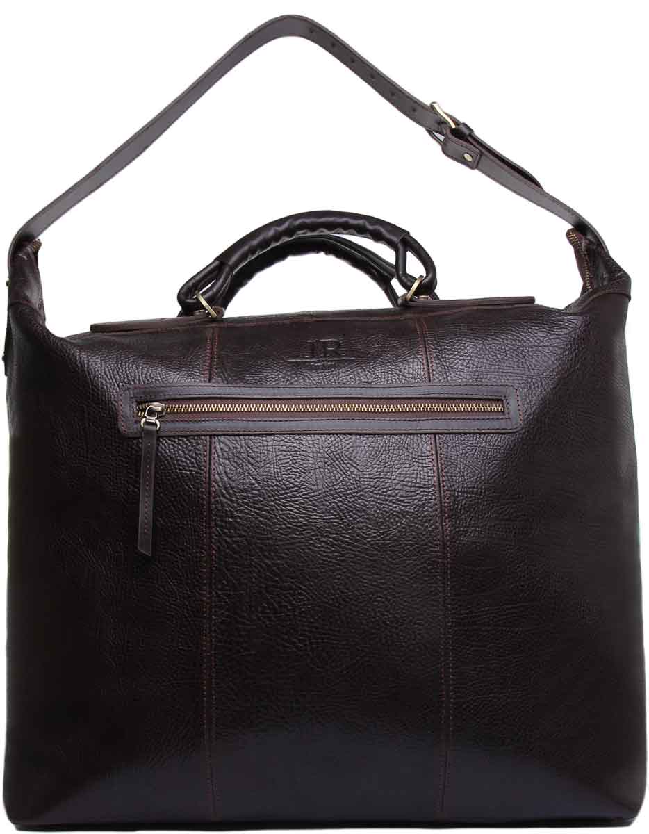 JUSTINREESS ENGLAND Mens Bags Maddox Large Holdall Leather Bag In Brown
