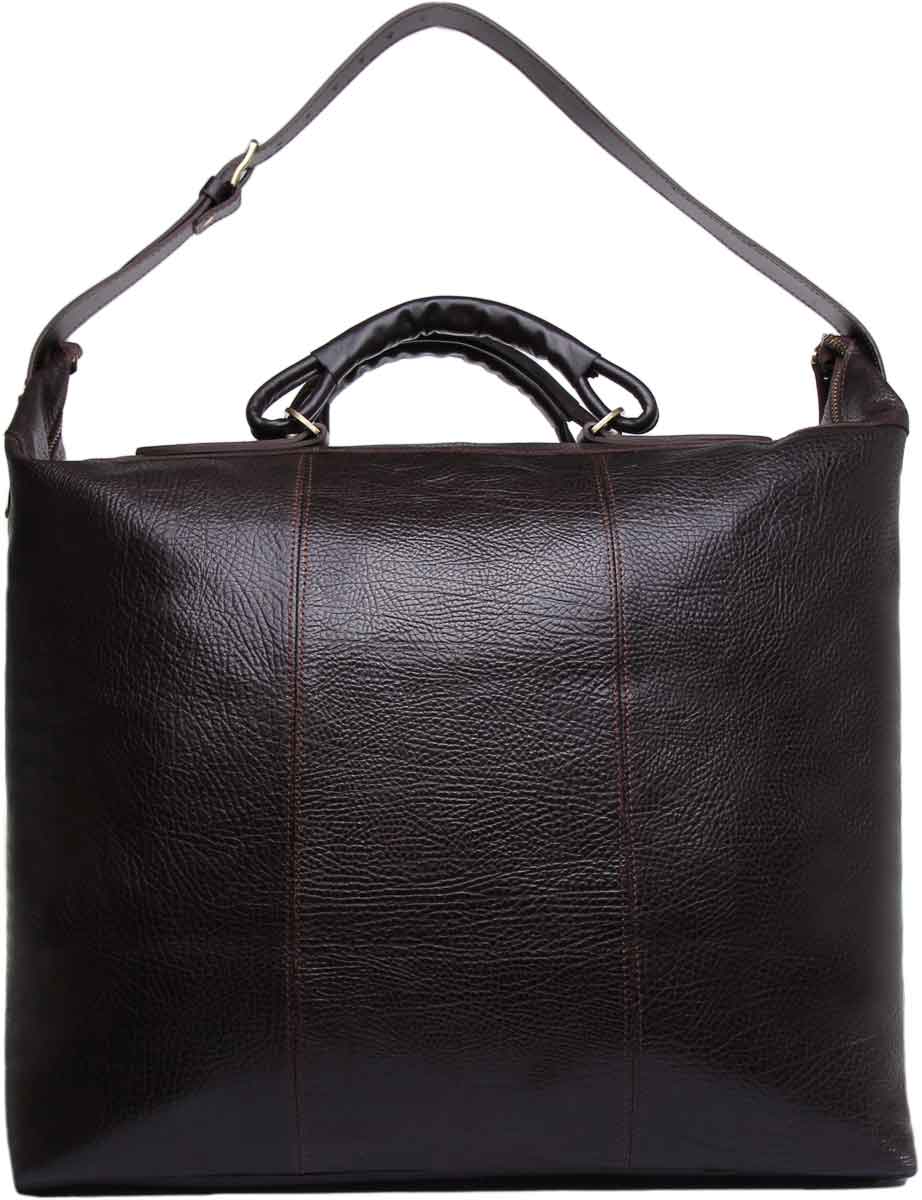 JUSTINREESS ENGLAND Mens Bags Maddox Large Holdall Leather Bag In Brown