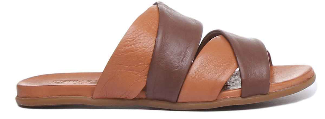 JUSTINREESS ENGLAND Womens Sandals Cecilia Slip On Sandal In Brown