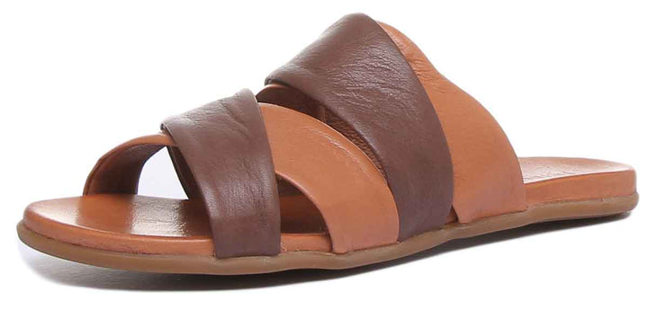 JUSTINREESS ENGLAND Womens Sandals Cecilia Slip On Sandal In Brown