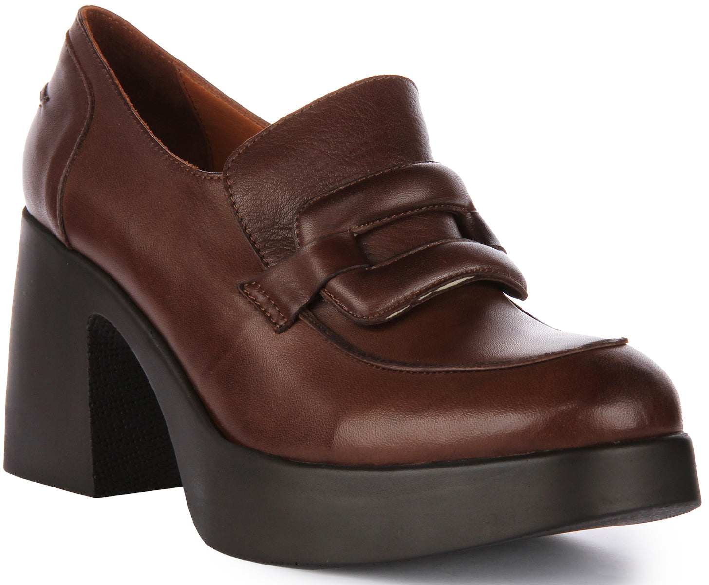 Brown heeled shoes uk best sale