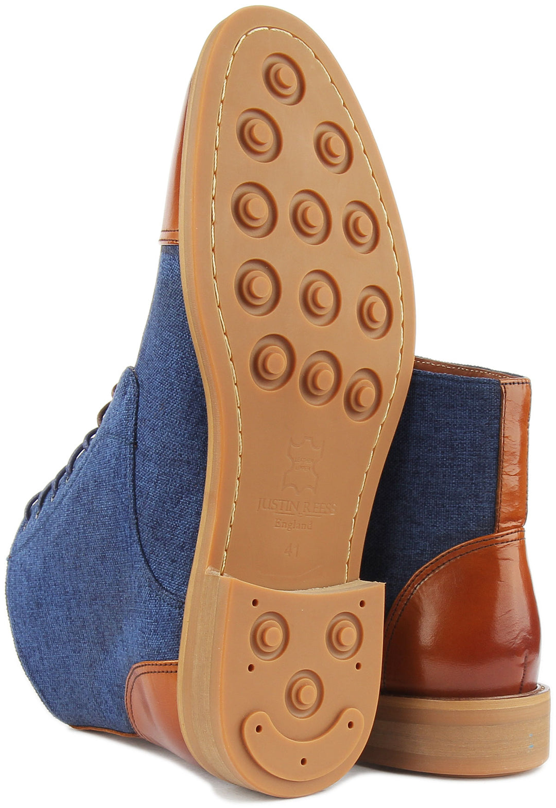 JUSTINREESS ENGLAND Ankle Boots Adam Ankle Boots In Brown Blue