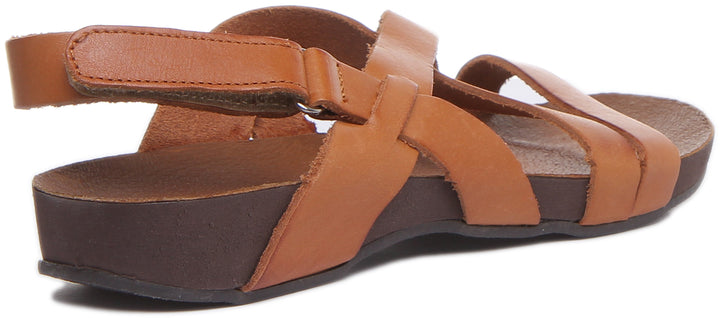 JUSTINREESS ENGLAND Womens Sandals JUSTINREESS ENGLAND 7190 In Brown Tan