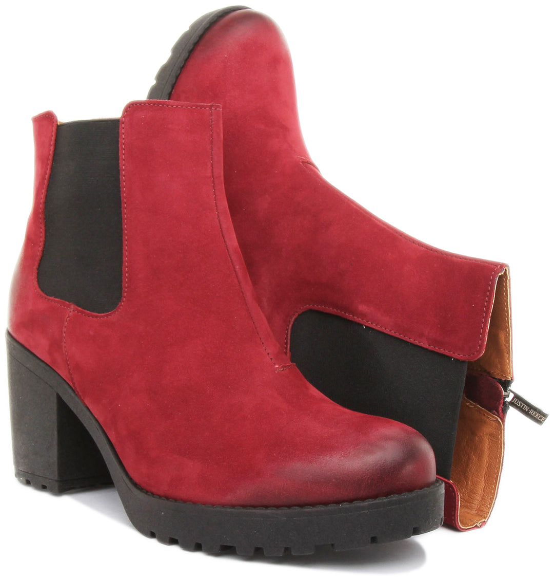 JUSTINREESS ENGLAND Womens Shoes JUSTINREESS ENGLAND 3100 In Burgundy