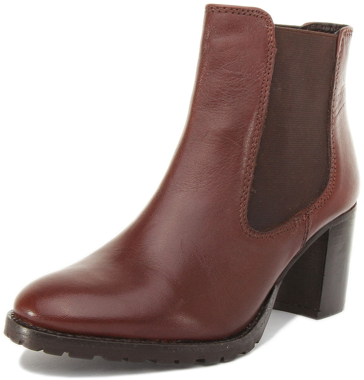 JUSTINREESS ENGLAND Womens Ankle Boots JUSTINREESS ENGLAND Julia In Dark Brown