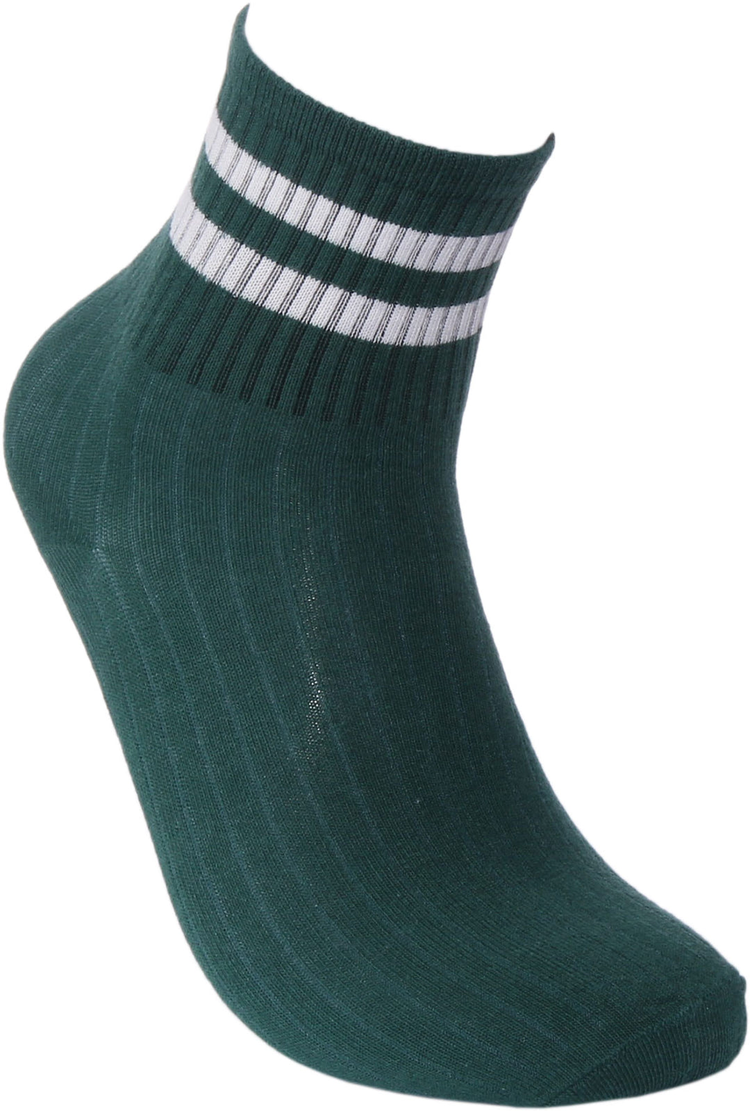 Justinreess England Socks Stripe Socks Socks In Dark Green