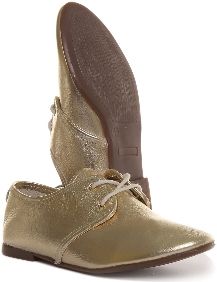 JUSTINREESS ENGLAND Womens Shoes JUSTINREESS ENGLAND Carmen In Gold