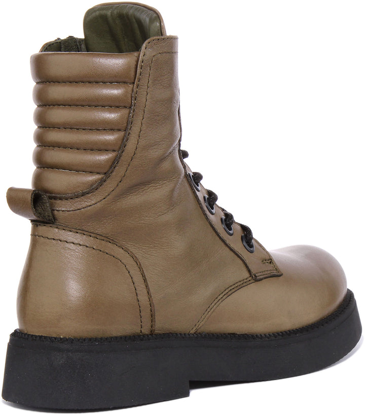 Justinreess England Ankle Boots Clarissa Ankle Boots In Green