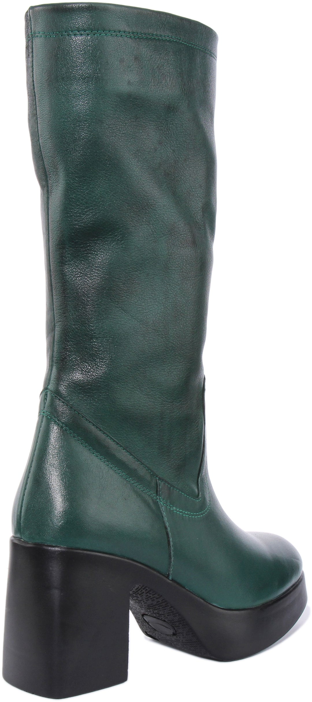 Justinreess England Knee High Boot Paola Knee High Boot In Green