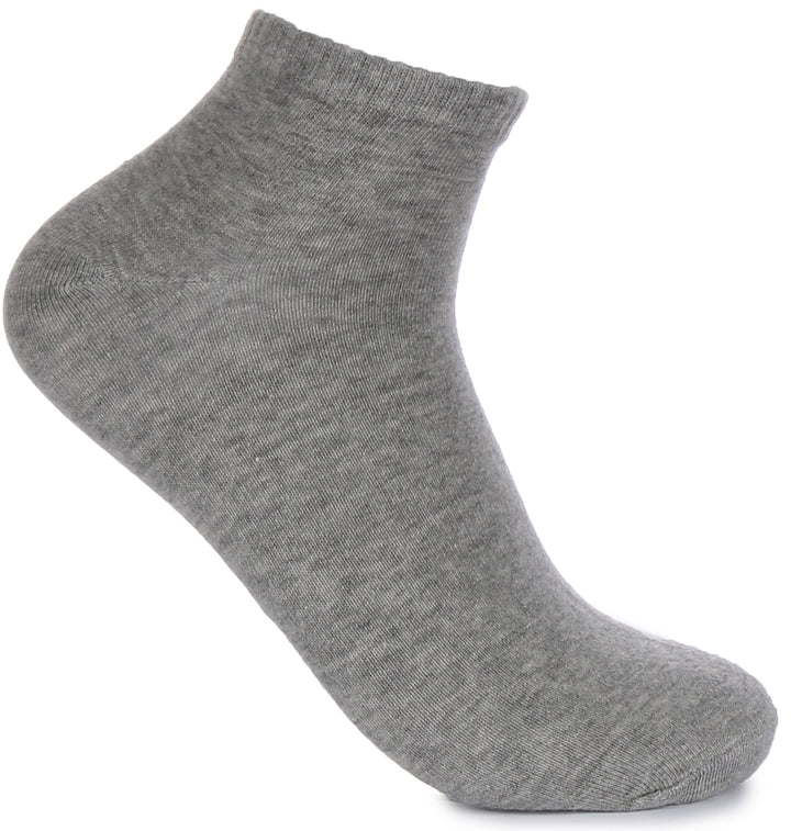 2 Pairs Low Cut Socks In Grey