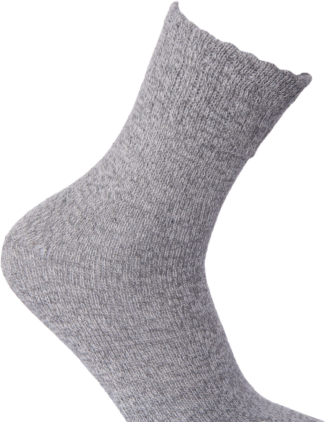 Justinreess England Socks Mens Single Crew Blend Socks In Light Grey