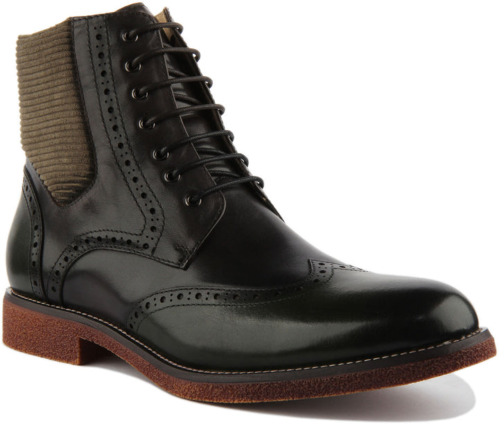 Justinreess England Ankle Boots Diago Ankle Boots In Navy