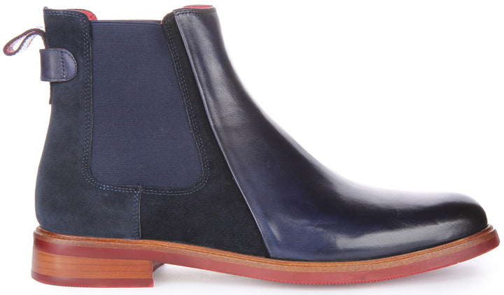 Luiz Chelsea Ankle Boots In Navy