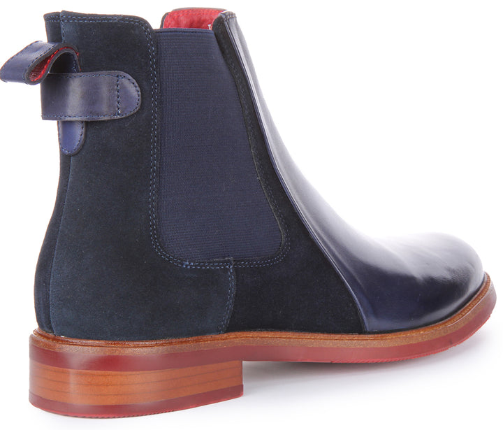 Luiz Chelsea Ankle Boots In Navy