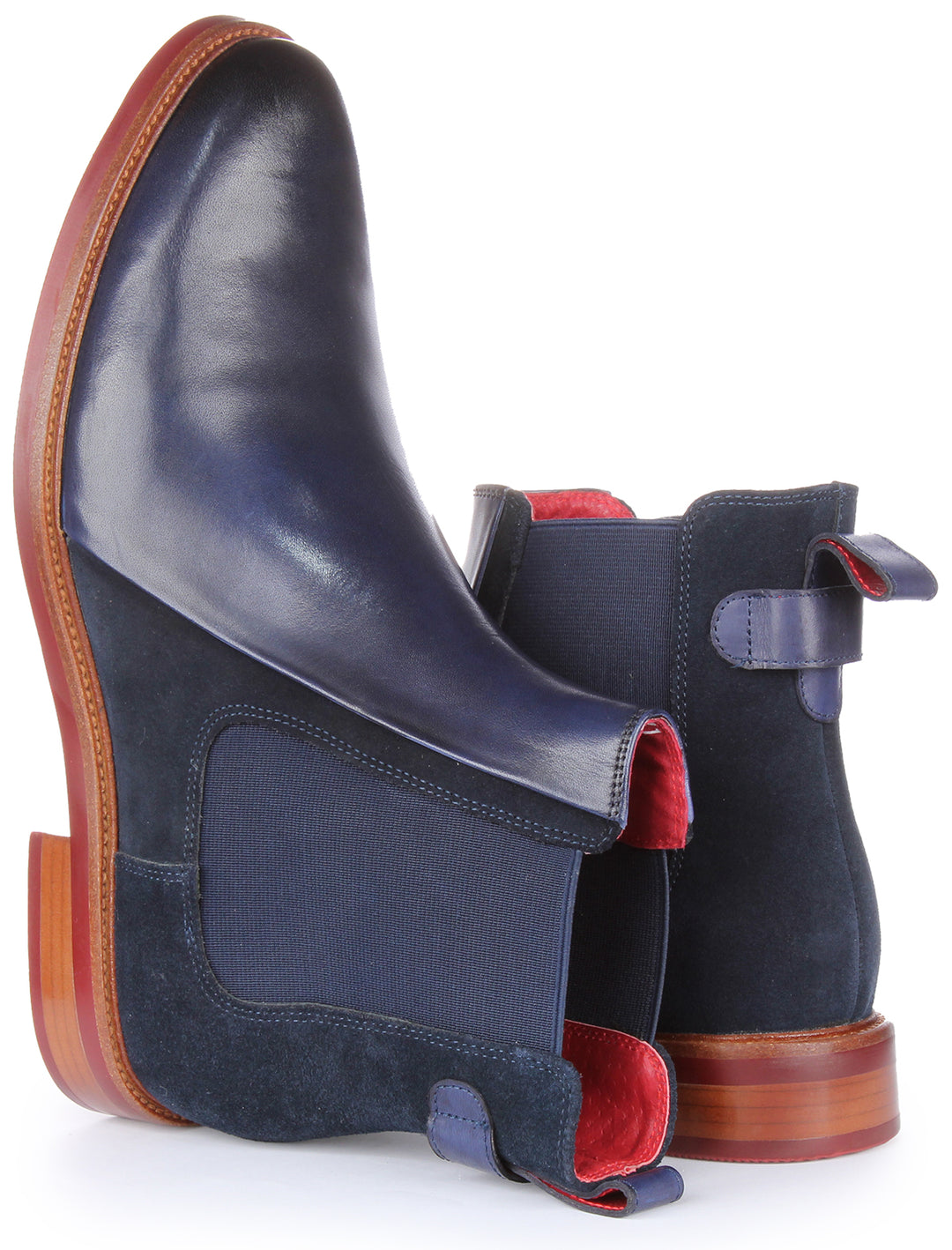 Luiz Chelsea Ankle Boots In Navy