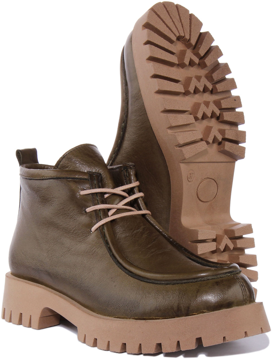 Justinreess England Ankle Boots Judith Ankle Boots In Olive