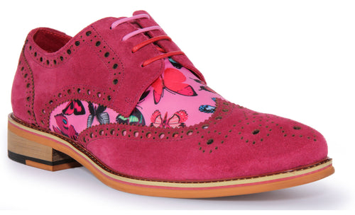 Julio In Pink Brogues