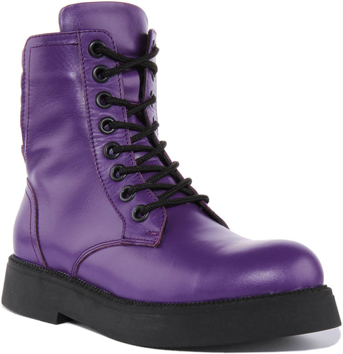 Clarissa Ankle Boots In Purple