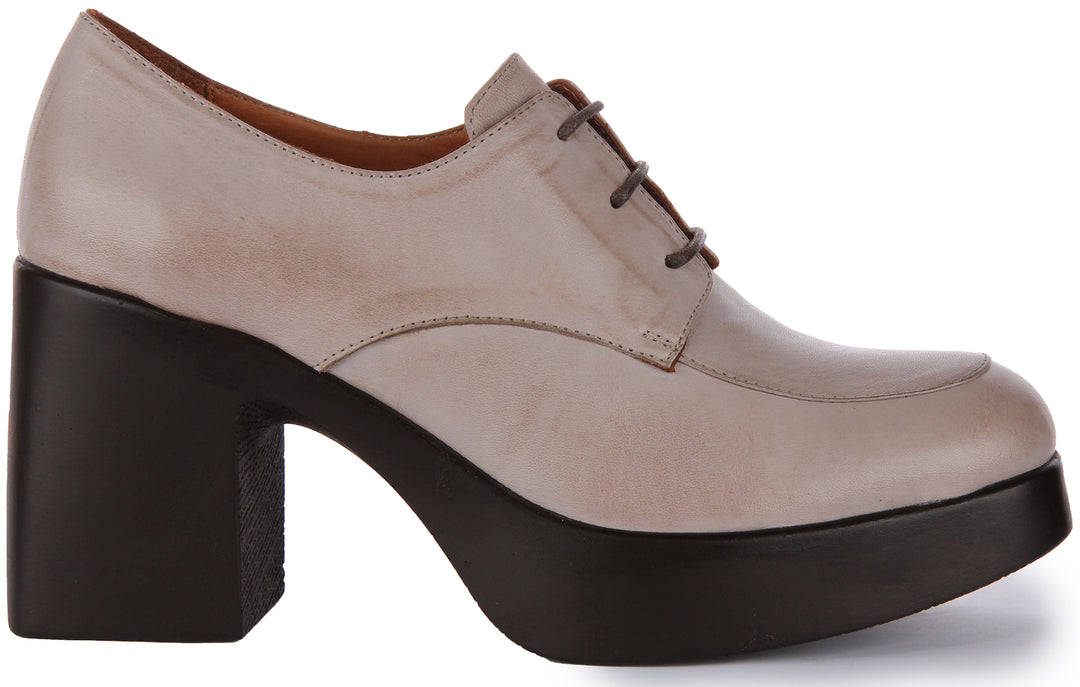 Rylan Lace up Oxford In Stone