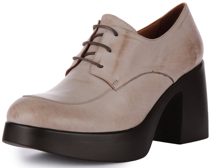 Rylan Lace up Oxford In Stone
