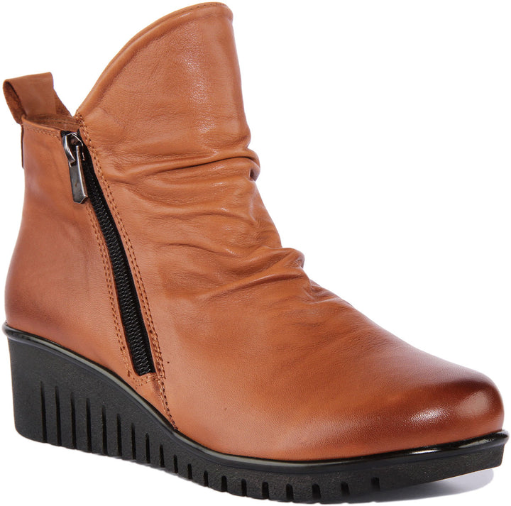 Justinreess England Ankle Boots Isabelle Ankle Boots In Tan