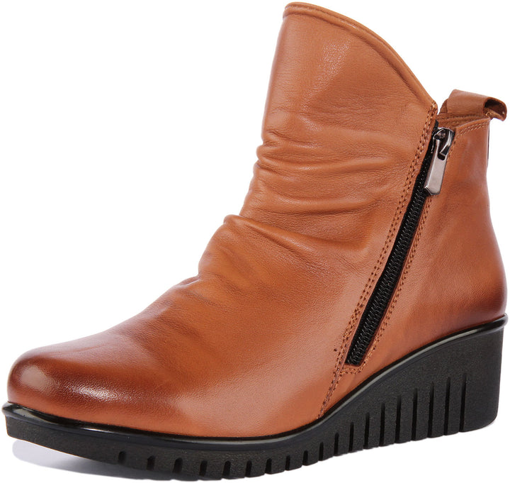 Justinreess England Ankle Boots Isabelle Ankle Boots In Tan