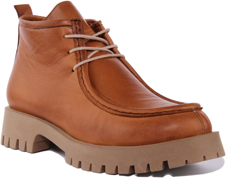 Justinreess England Ankle Boots Judith Ankle Boots In Tan