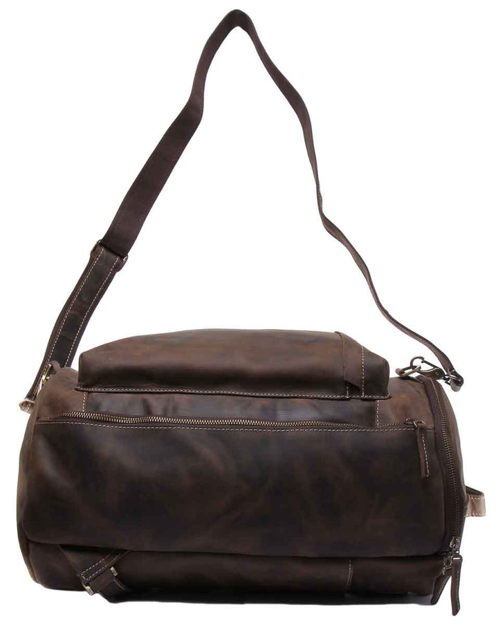 JUSTINREESS ENGLAND Mens Bags Zane Leather Backpack In Tan Brown