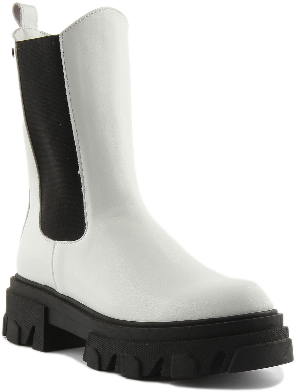 White chunky hot sale chelsea boots